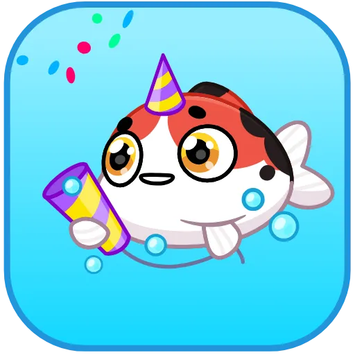 🤩 Стикер «Рыба Кои» для Telegram