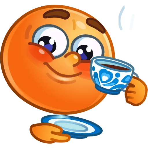 ⭐ Эмодзи «Колобок» для Telegram