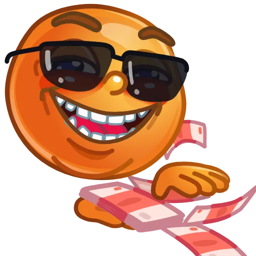 ⭐ Эмодзи «Колобок» для Telegram