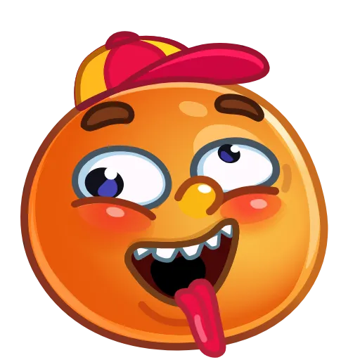 ⭐ Эмодзи «Колобок» для Telegram