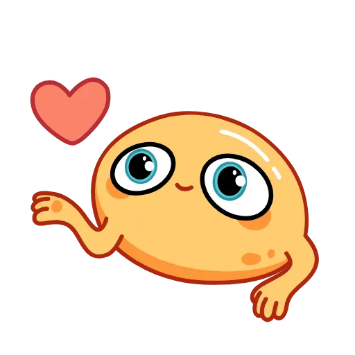 😘 Стикер «Колобок» для Telegram