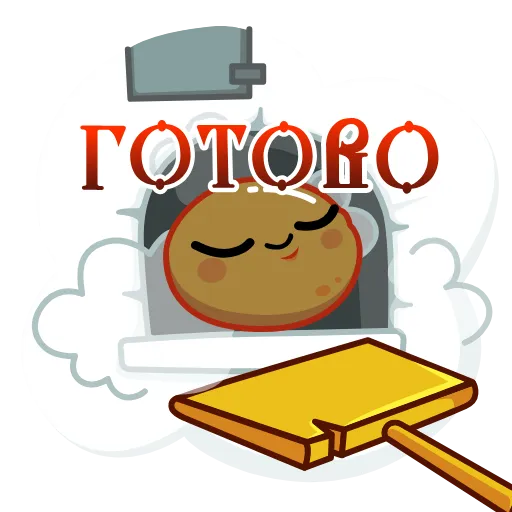👍 Стикер «Колобок» для Telegram