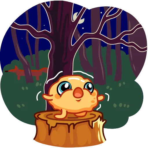 🥶 Стикер «Колобок» для Telegram