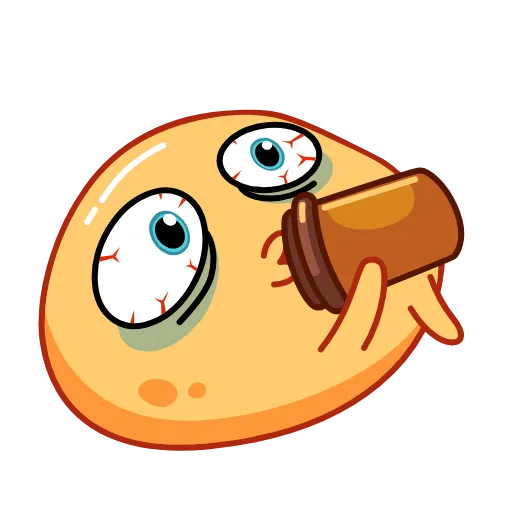 🥵 Стикер «Колобок» для Telegram