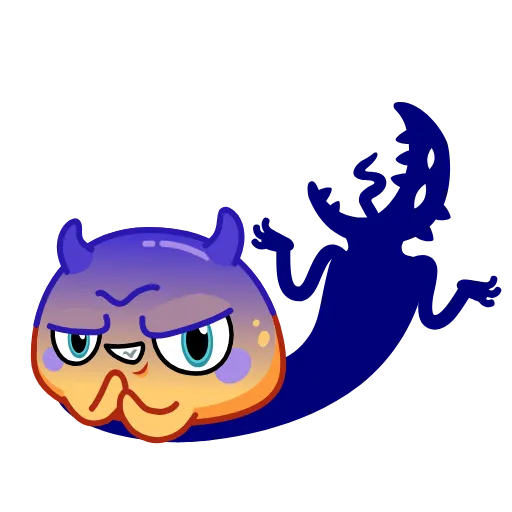 😈 Стикер «Колобок» для Telegram