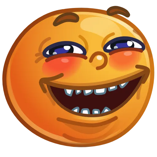 ⭐ Эмодзи «Колобок» для Telegram