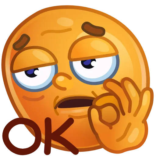 ⭐ Эмодзи «Колобок» для Telegram