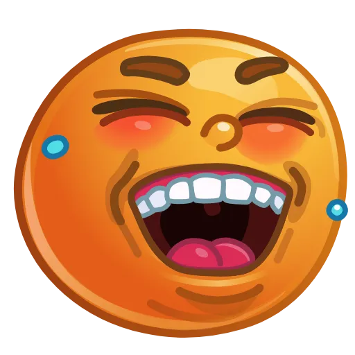 ⭐ Эмодзи «Колобок» для Telegram