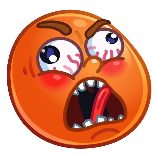 ⭐ Эмодзи «Колобок» для Telegram