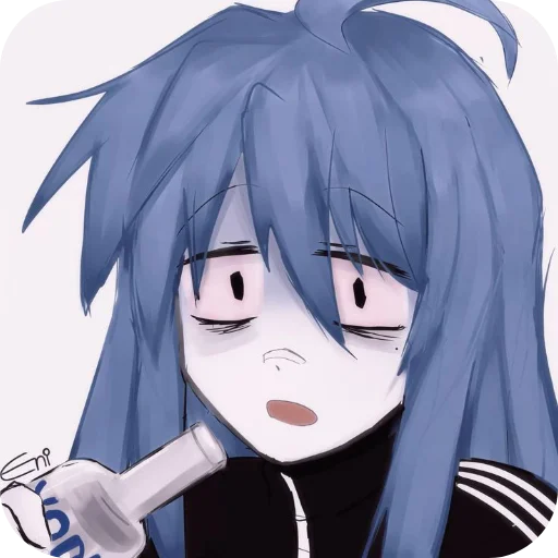 💇 Стикер «Konata Izumi» для Telegram