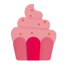 🧁 Эмодзи «Розовые буквы и иконки» для Telegram