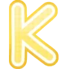🤩 Эмодзи «Конфетные Буквы 20» для Telegram