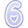 6️⃣ Эмодзи «Конфетные Буквы 20» для Telegram