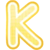 🤩 Эмодзи «Конфетные Буквы 20» для Telegram