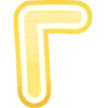 🤩 Эмодзи «Конфетные Буквы 20» для Telegram