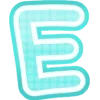 🤩 Эмодзи «Конфетные Буквы 20» для Telegram