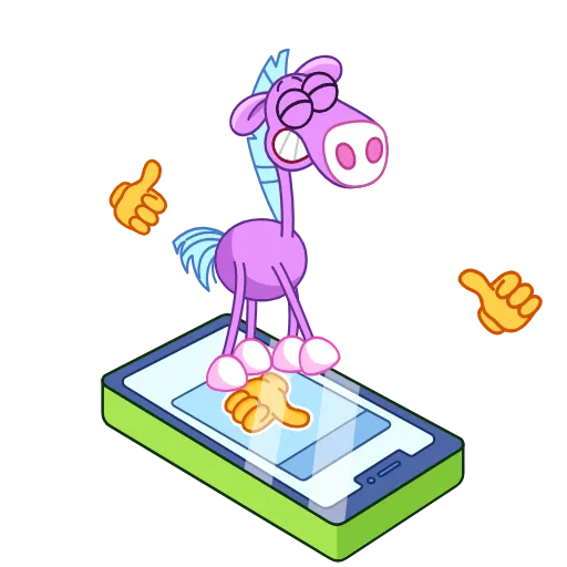 🤩 Эмодзи «Коняшка» для Telegram