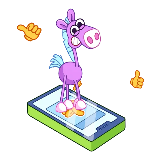 🤩 Эмодзи «Коняшка» для Telegram