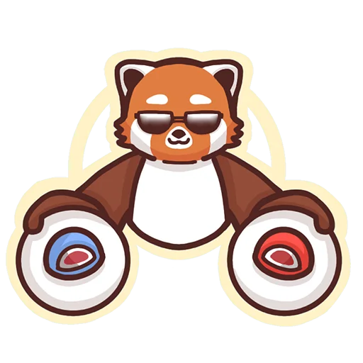 😎 Стикер «Konopanda» для Telegram