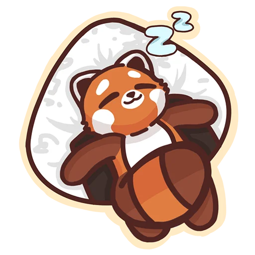 😴 Стикер «Konopanda» для Telegram