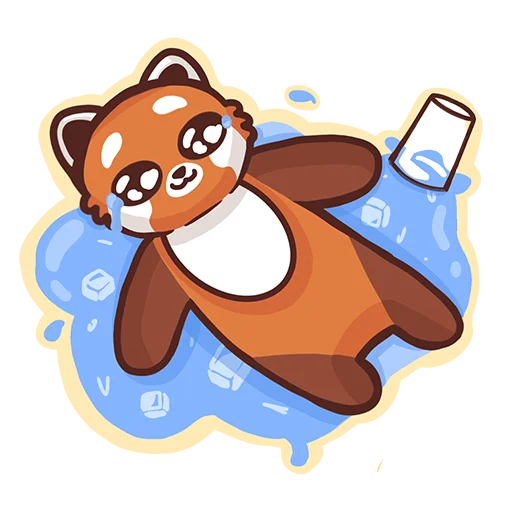 😭 Стикер «Konopanda» для Telegram