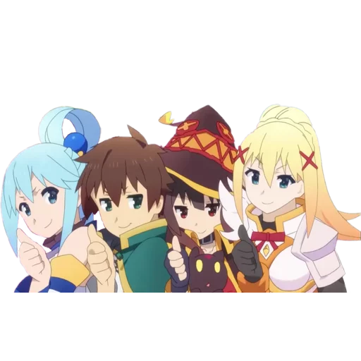 👍 Стикер «KonoSuba Collection» для Telegram