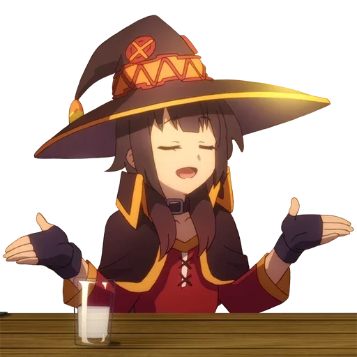 🤷‍♀️ Стикер «KonoSuba Collection» для Telegram