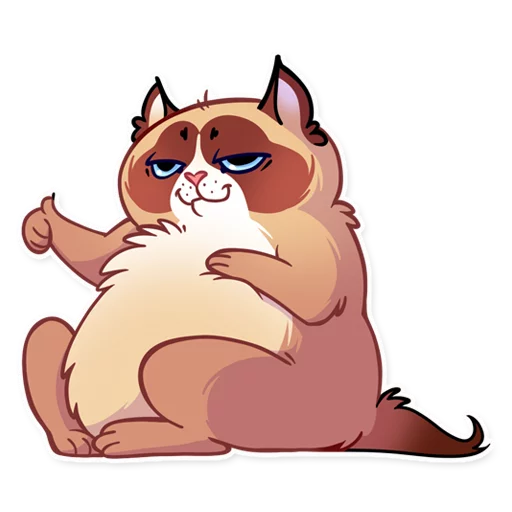 Стикерпак Кooky Сat для Telegram — скачать