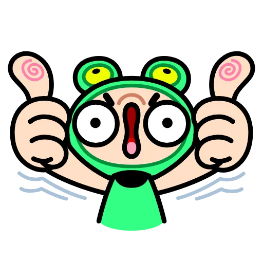 ⭐ Эмодзи «Корейская Жабка» для Telegram