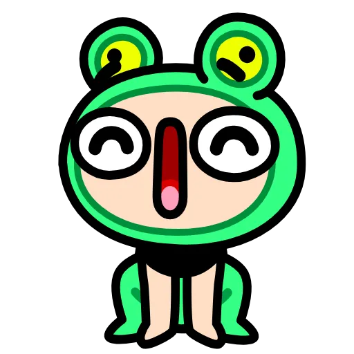⭐ Эмодзи «Корейская Жабка» для Telegram