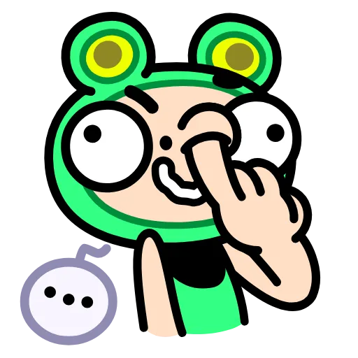 ⭐ Эмодзи «Корейская Жабка» для Telegram