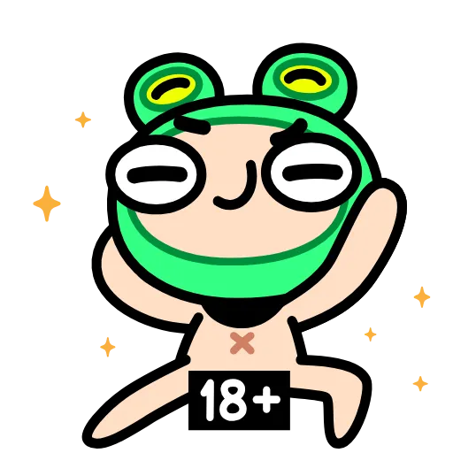 ⭐ Эмодзи «Корейская Жабка» для Telegram