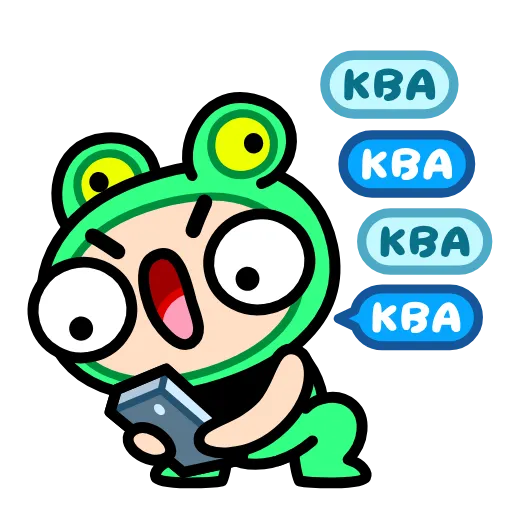 ⭐ Эмодзи «Корейская Жабка» для Telegram