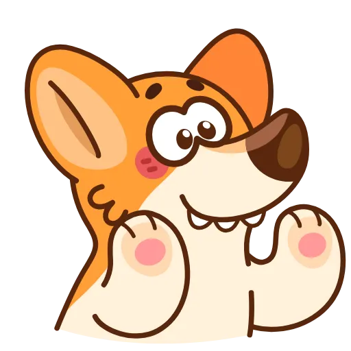 🤩 Эмодзи «Пёс Коржик» для Telegram