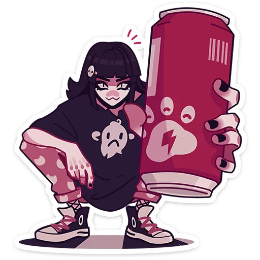 🫵 Стикер «Кортни ->» для Telegram