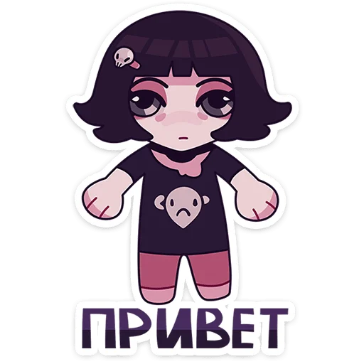 👋 Стикер «Кортни ->» для Telegram