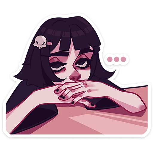 🥱 Стикер «Кортни ->» для Telegram