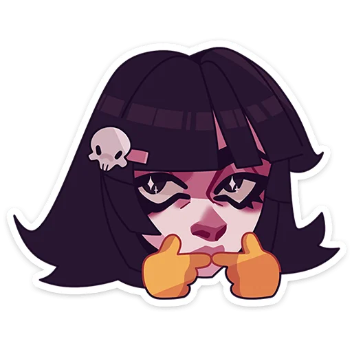 🥺 Стикер «Кортни ->» для Telegram