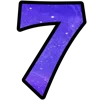 7⃣ Эмодзи «космические буквы» для Telegram