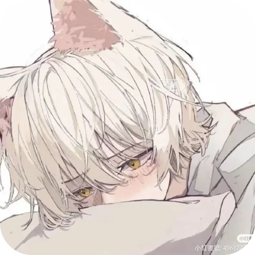 👄 Стикер «Кошкомальчики» для Telegram