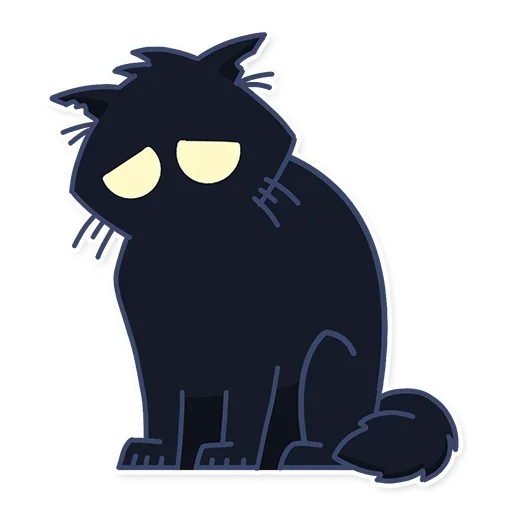 🐈‍⬛ Стикер «КошМар» для Telegram