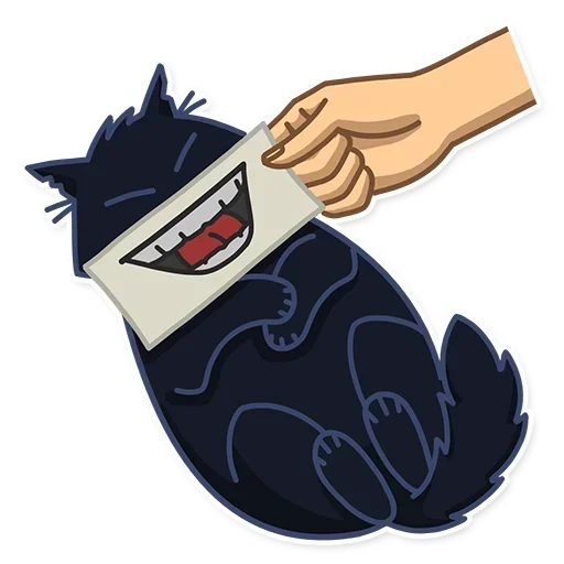 🐈‍⬛ Стикер «КошМар» для Telegram