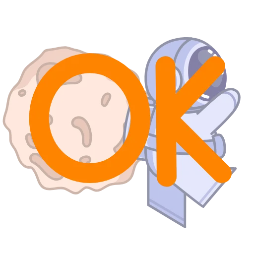 👌 Эмодзи «Космонавт» для Telegram