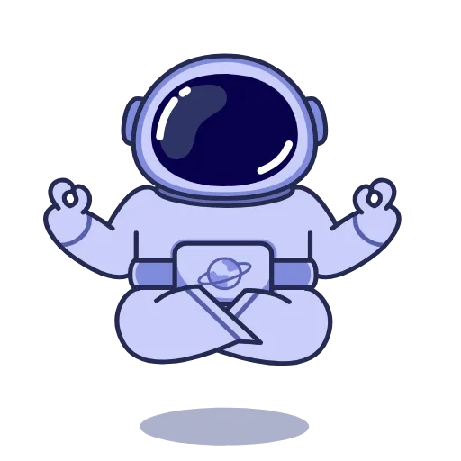 🧘 Эмодзи «Космонавт» для Telegram