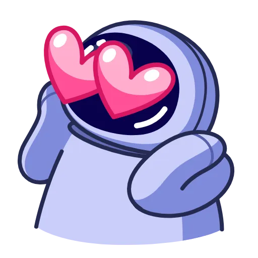 😍 Эмодзи «Космонавт» для Telegram