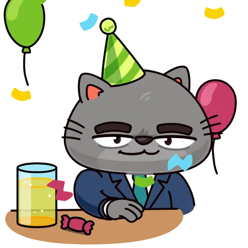 🤩 Эмодзи «Кот Мафиози» для Telegram