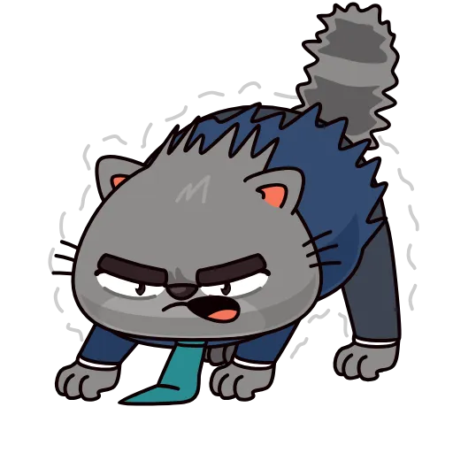 🤩 Эмодзи «Кот Мафиози» для Telegram