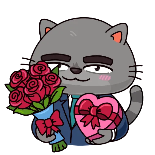 🤩 Эмодзи «Кот Мафиози» для Telegram