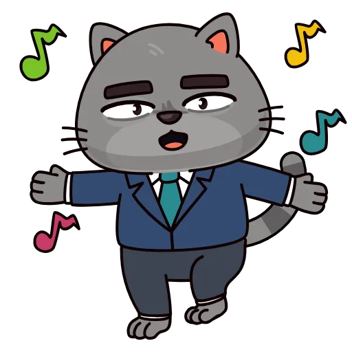 🤩 Эмодзи «Кот Мафиози» для Telegram