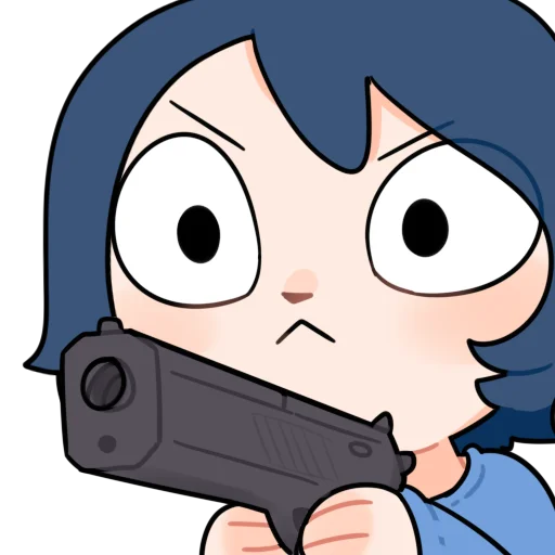 🔫 Стикер «kotamota» для Telegram